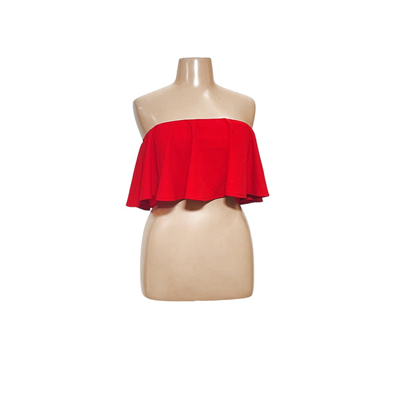 Fashion Nova Red Blouse - Size 1X - Picture 1 of 4